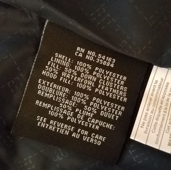 Cole Haan Navy Hooded Long Puffer Coat Size Small - Picture 8 of 8